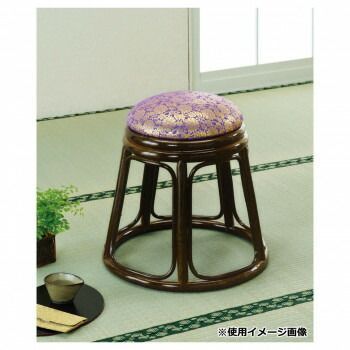 100％ 品質保障！ 今枝商店 Romantic Rattan 籐スタッキング金襴スツール S74B 全国一律送料無料で お届け.