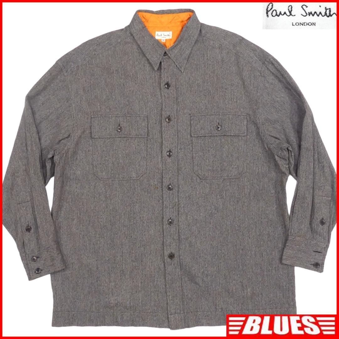 Paul Smith ポールスミス シャツ L 長袖 グレー TY3268