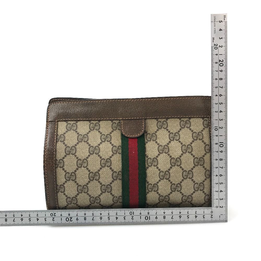 GUCCI クラッチバッグ GGスプリーム シェリーライン 89・01・001 USED