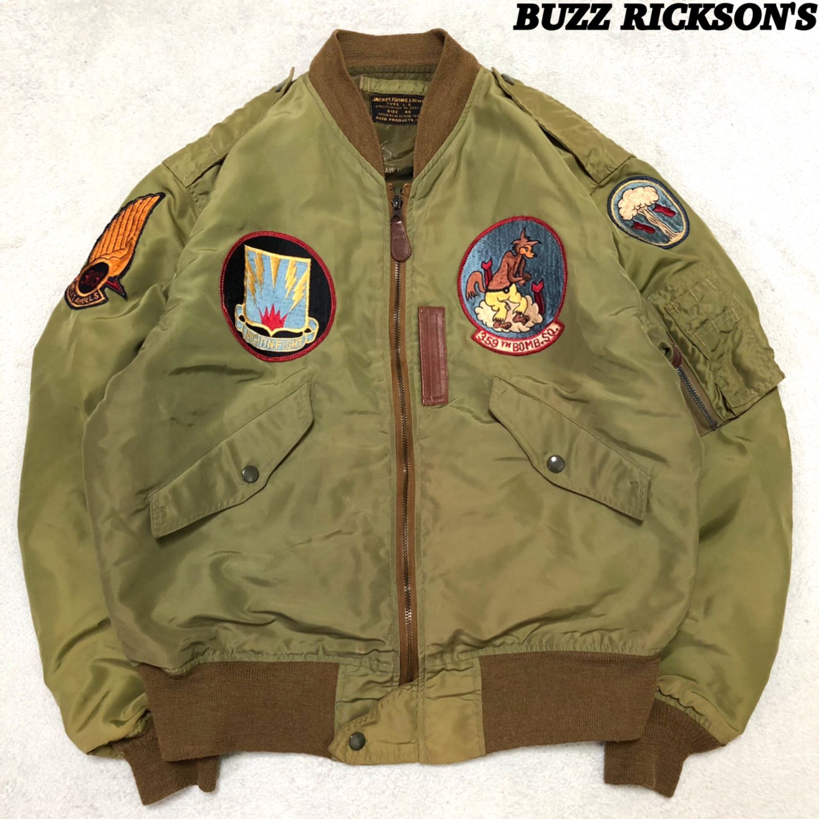 ヒロ‼️希少 Buzz Ricksons L-2 フライトジャケット M品番 BUZZ RICKSON'S L-2 フライトジャケット 500着限定モデル M品番