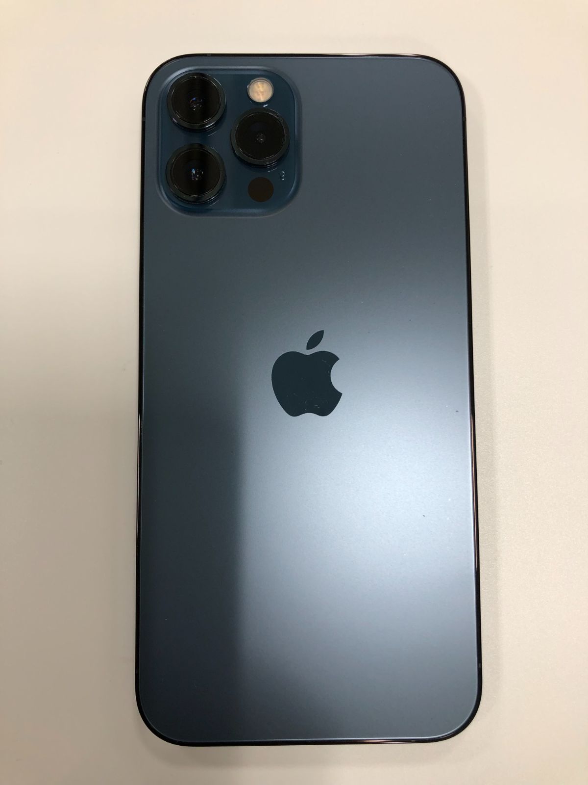 【中古】iPhone12 Pro Max 512GB パシフィックブルー バッテリー86％ 国内版SIMフリー 本体