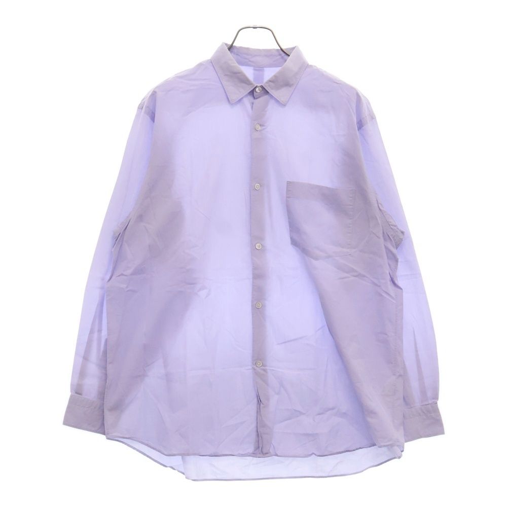 COMOLI (コモリ) 23SS X01-02001 コモリシャツ サックス 長袖シャツ