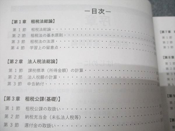 CPA会計学院 公認会計士講座 租税法 速習講義 速習レジュメ1～6