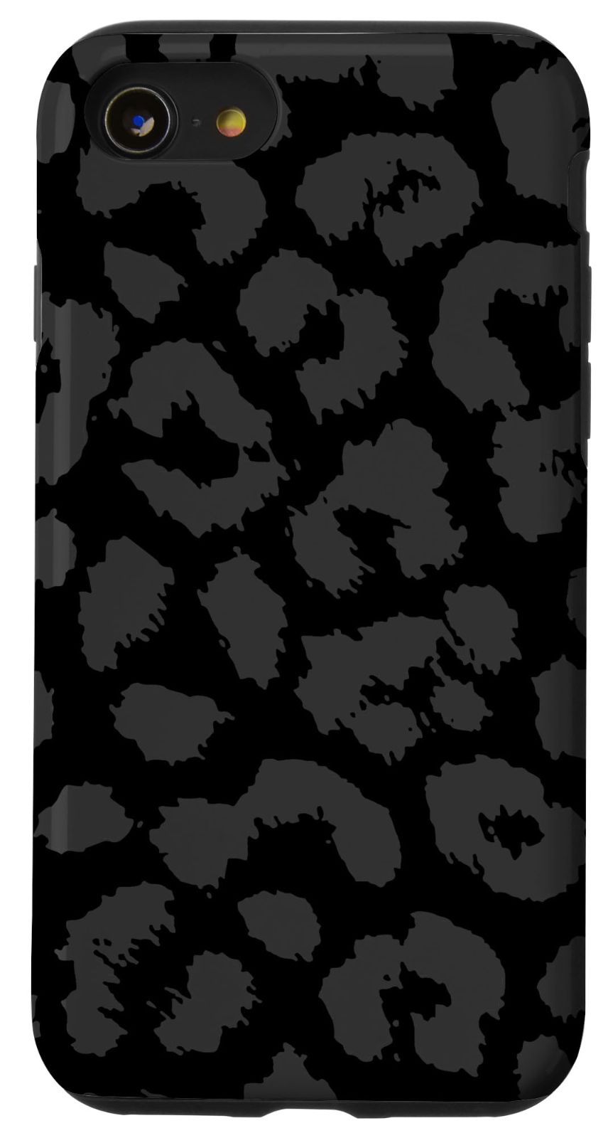 【新着商品】/ / 8 7 アフリカンチーター、ブラック、グレーのヒョウ柄、レオパード (2020) SE スマホケース iPhone