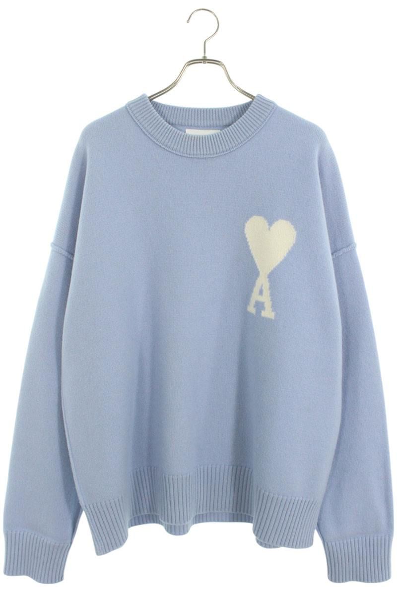 アミアレクサンドルマテュッシ UKS006.018 ハートAロゴクルーネック  