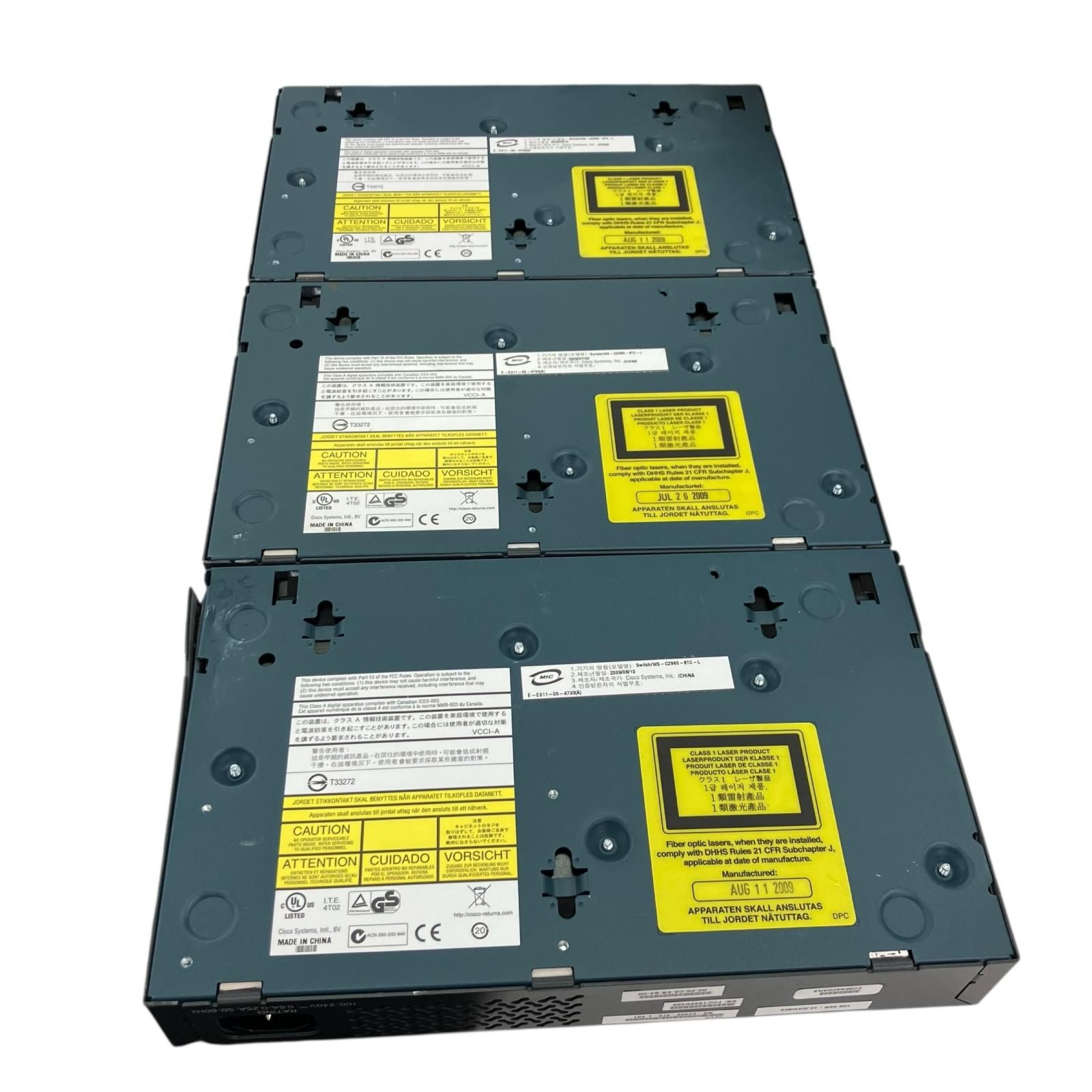 186000 現状品 Cisco Catalyst 2960シリーズ WS-C2960-8TC-L  3点まとめ売り [0000000002070] 186000 現状品 Cisco Catalyst 2960シリーズ WS-C2960-8TC-L 3点まとめ