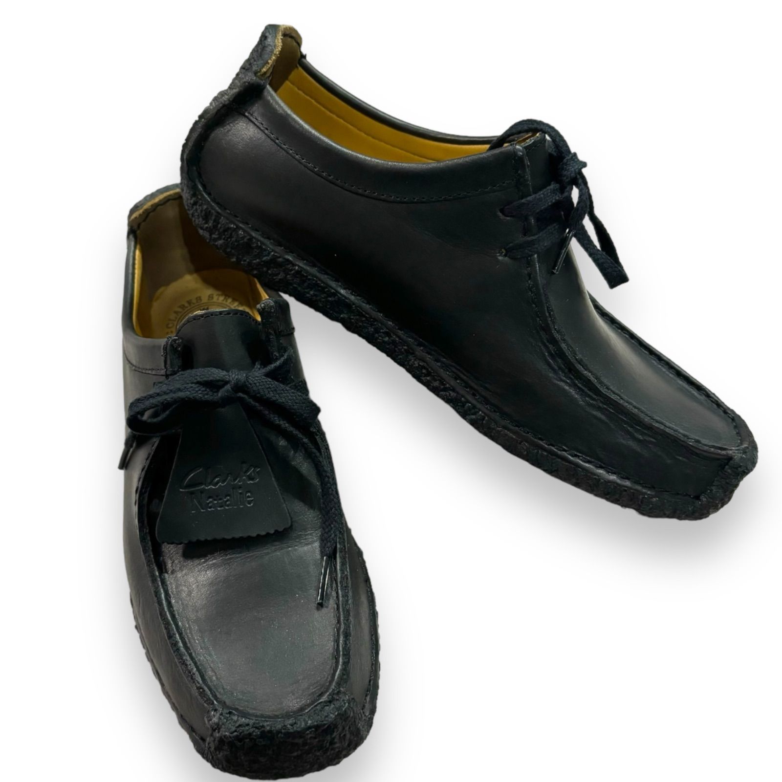 極美品 Clarks Wallabee ワラビー レディース ブラック UK6