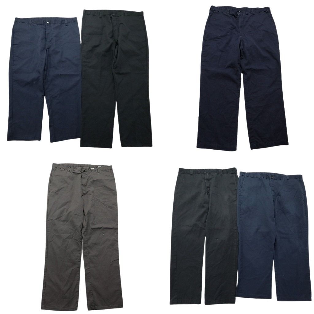 古着卸 まとめ売り ディッキーズ Dickies パンツMXI 6枚セット メンズ 40 |42 |44 ワークパンツ チノパン ストレート 古着 NB9729