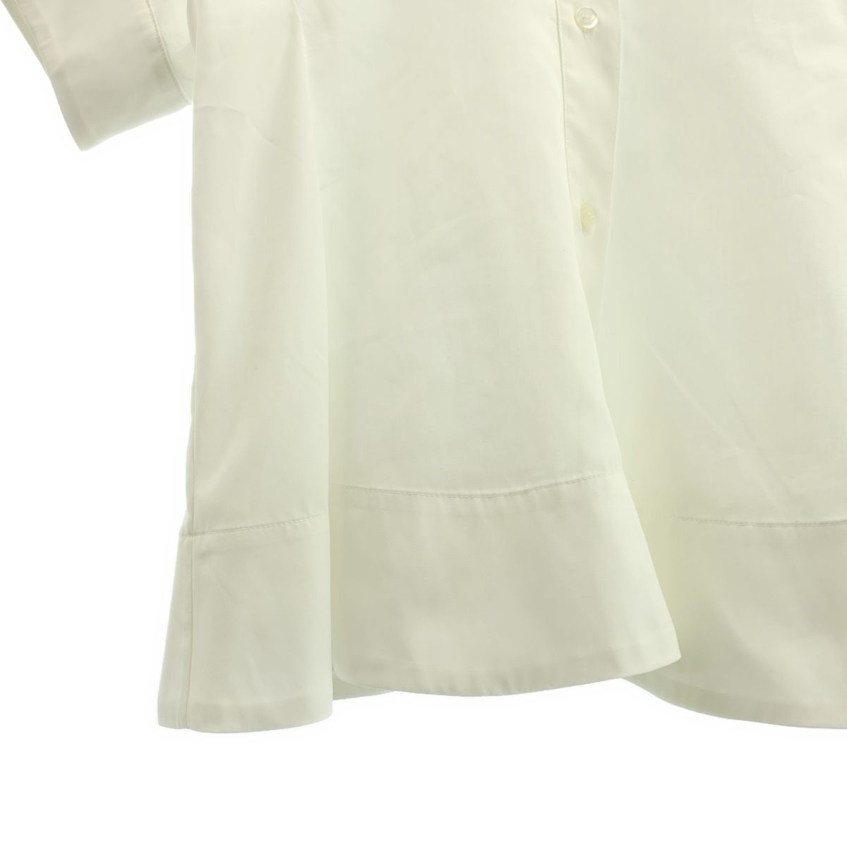 【新品未使用】cccmalie シーマリー　ペプラム半袖ブラウス(ホワイト) 美品】 cccmalie / シーマリー | ペプラム 半袖ブラウス | F