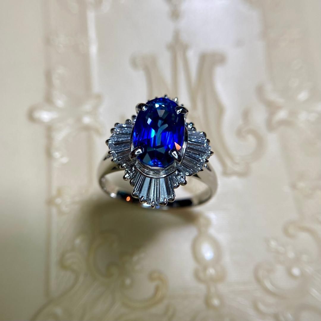 pm900 スリランカ産 コーンフラワーブルー サファイア 3.37ct