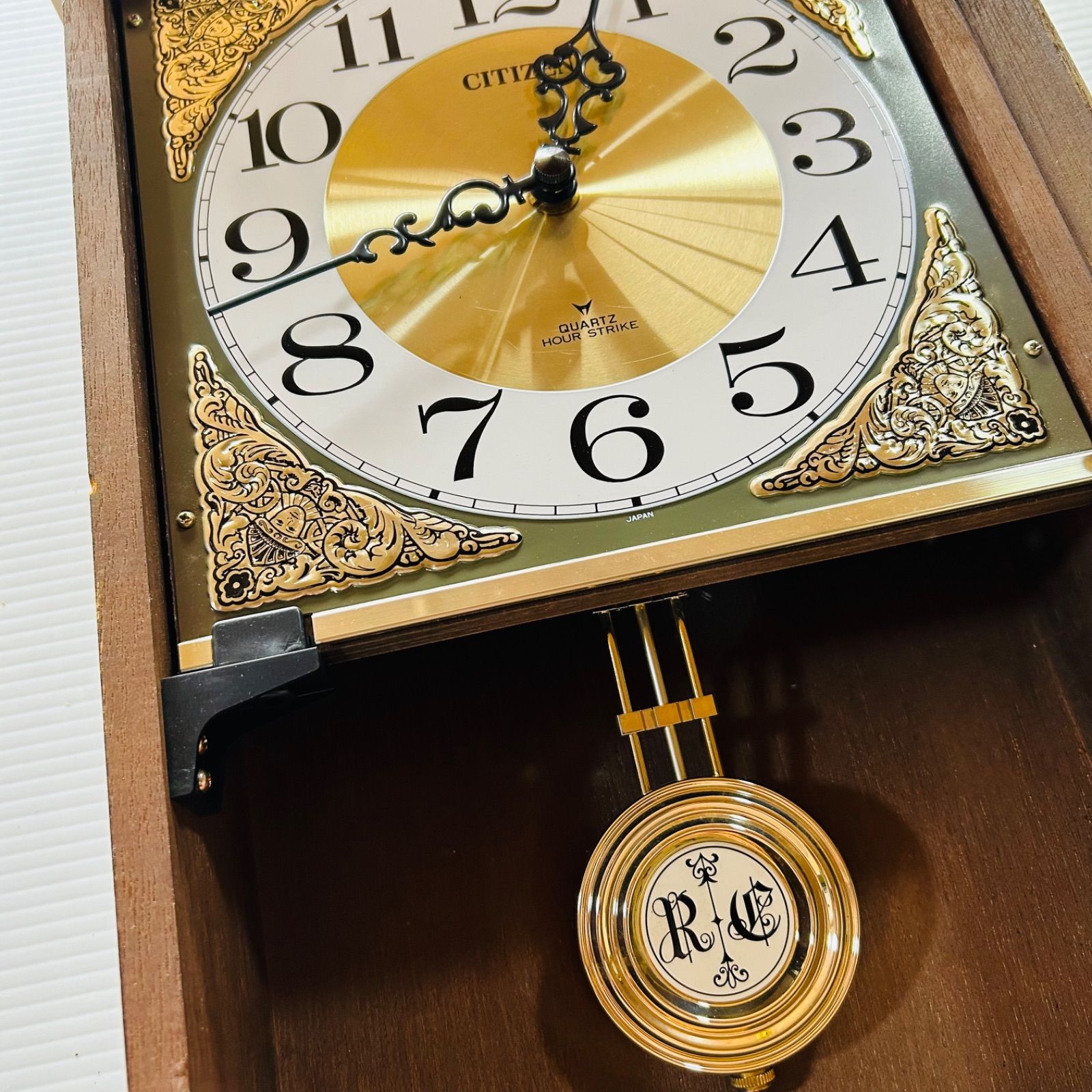 シチズン 掛け時計　振り子時計　pendulum clock 壁掛け振り子時計 シチズン 振り子時計 壁掛け - メルカリ