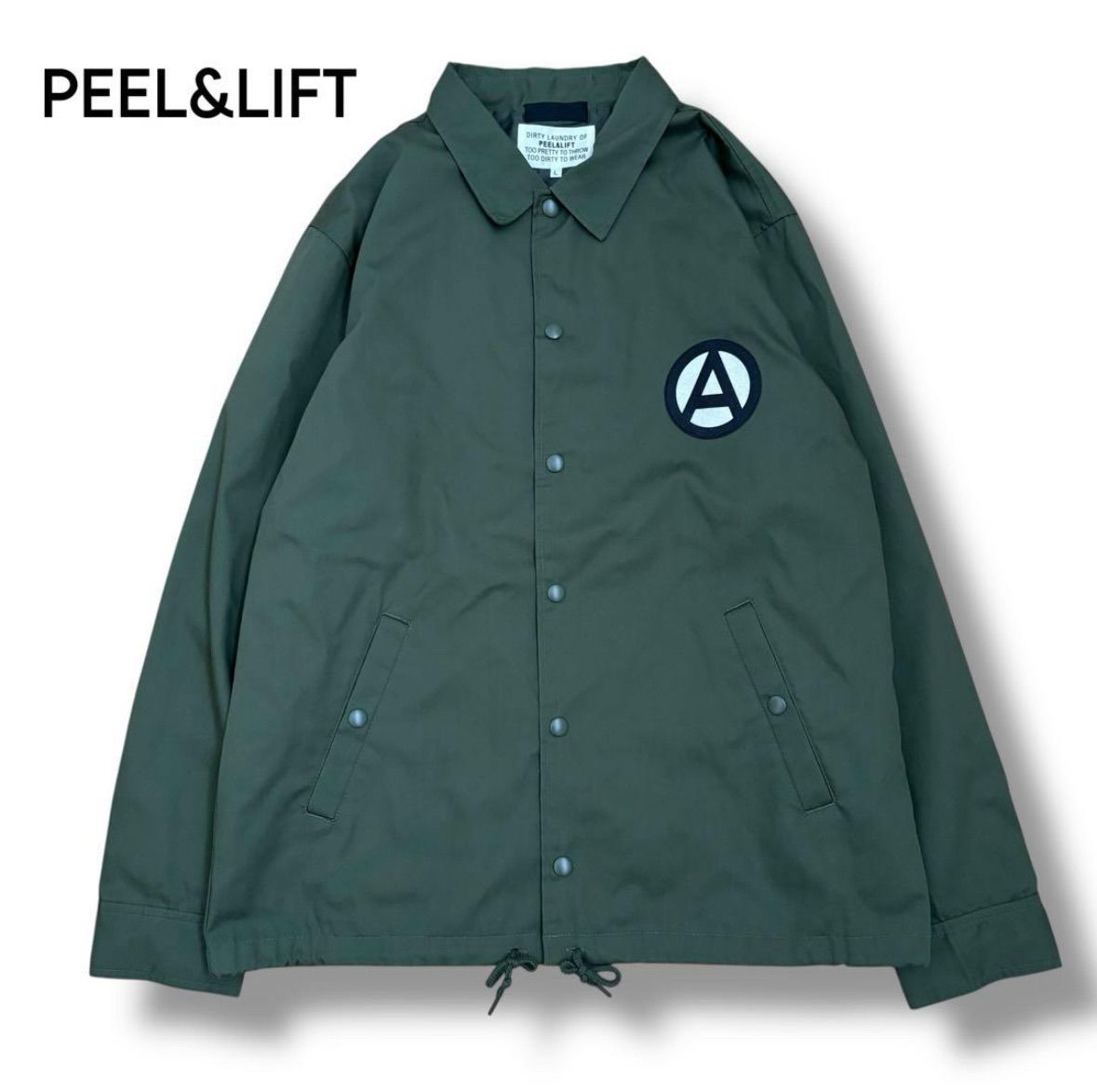 【PEEL&LIFT】circle A coach jacket L PEEL&LIFT】circle A coach jacket L - メルカリ