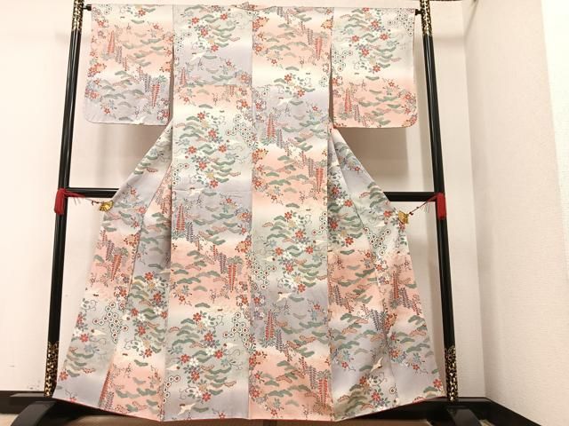 平和屋本店□極上 スリーシーズン 春夏秋 塵除け 紋紗長羽織