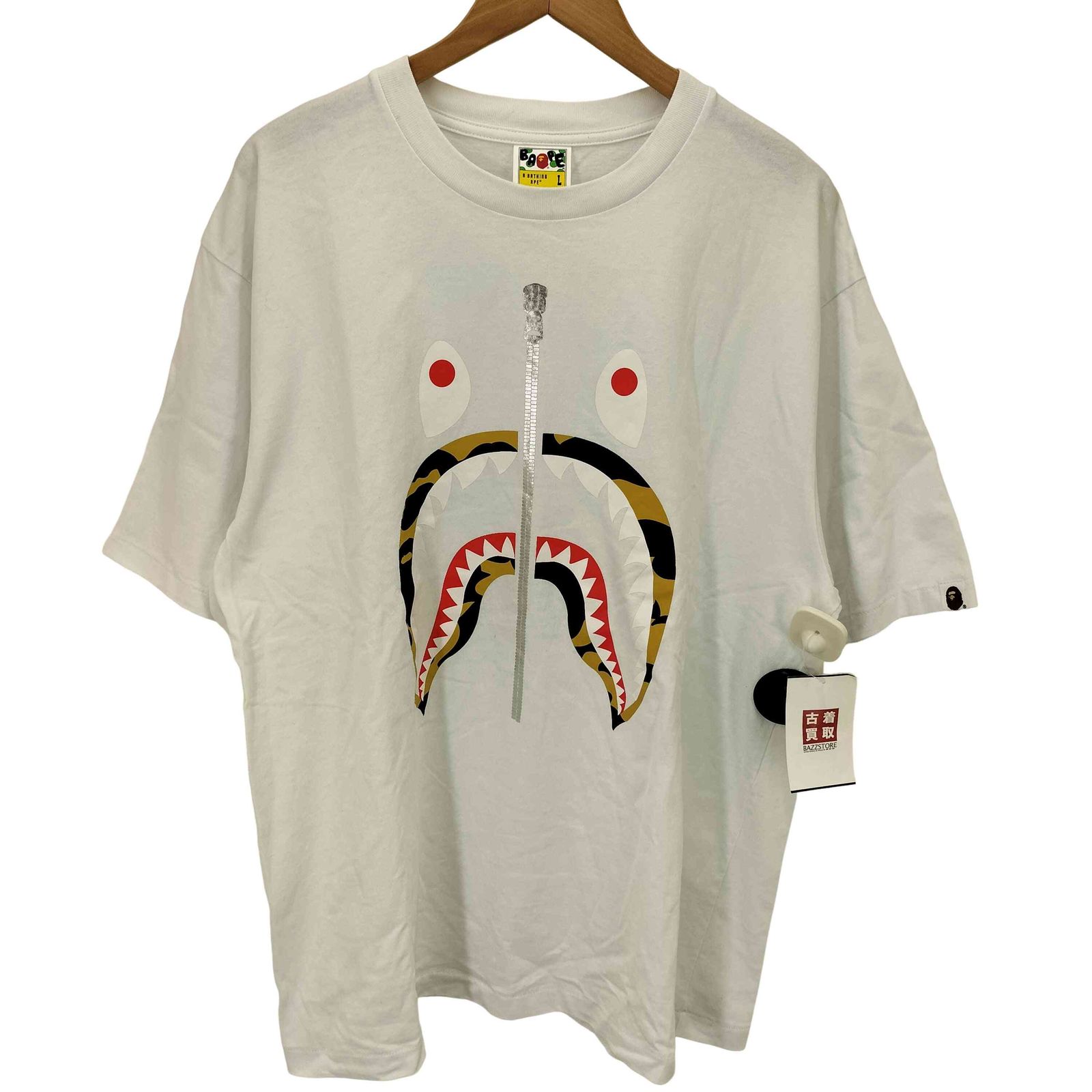 アベイシングエイプ A BATHING APE CAMO SHARK TEE カモ シャーク 