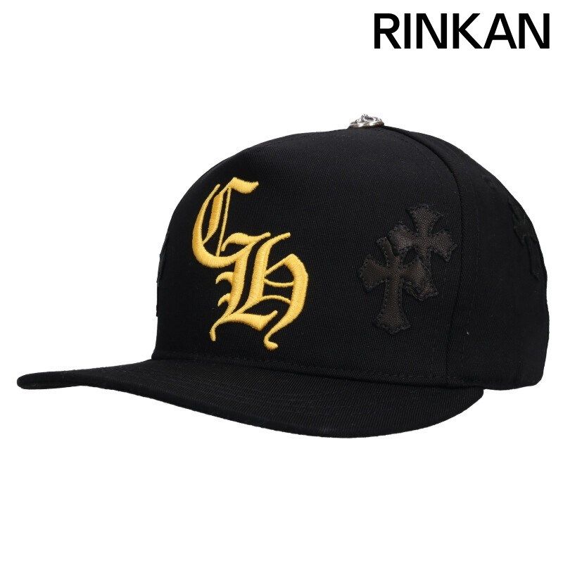 クロムハーツ CH HAT クロスパッチベースボール帽子 メンズ