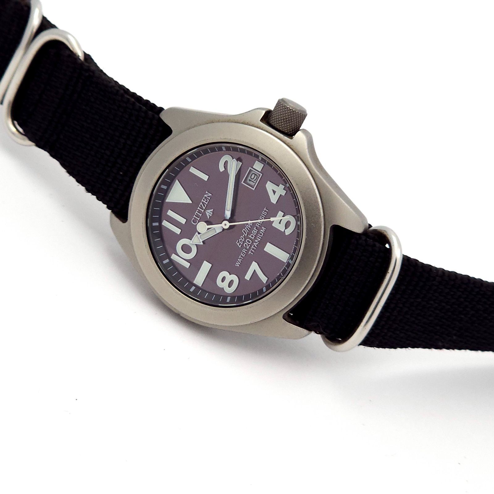 ☆良品 CITIZEN シチズン プロマスター 7828-H09971 ソーラーQZ 動作品