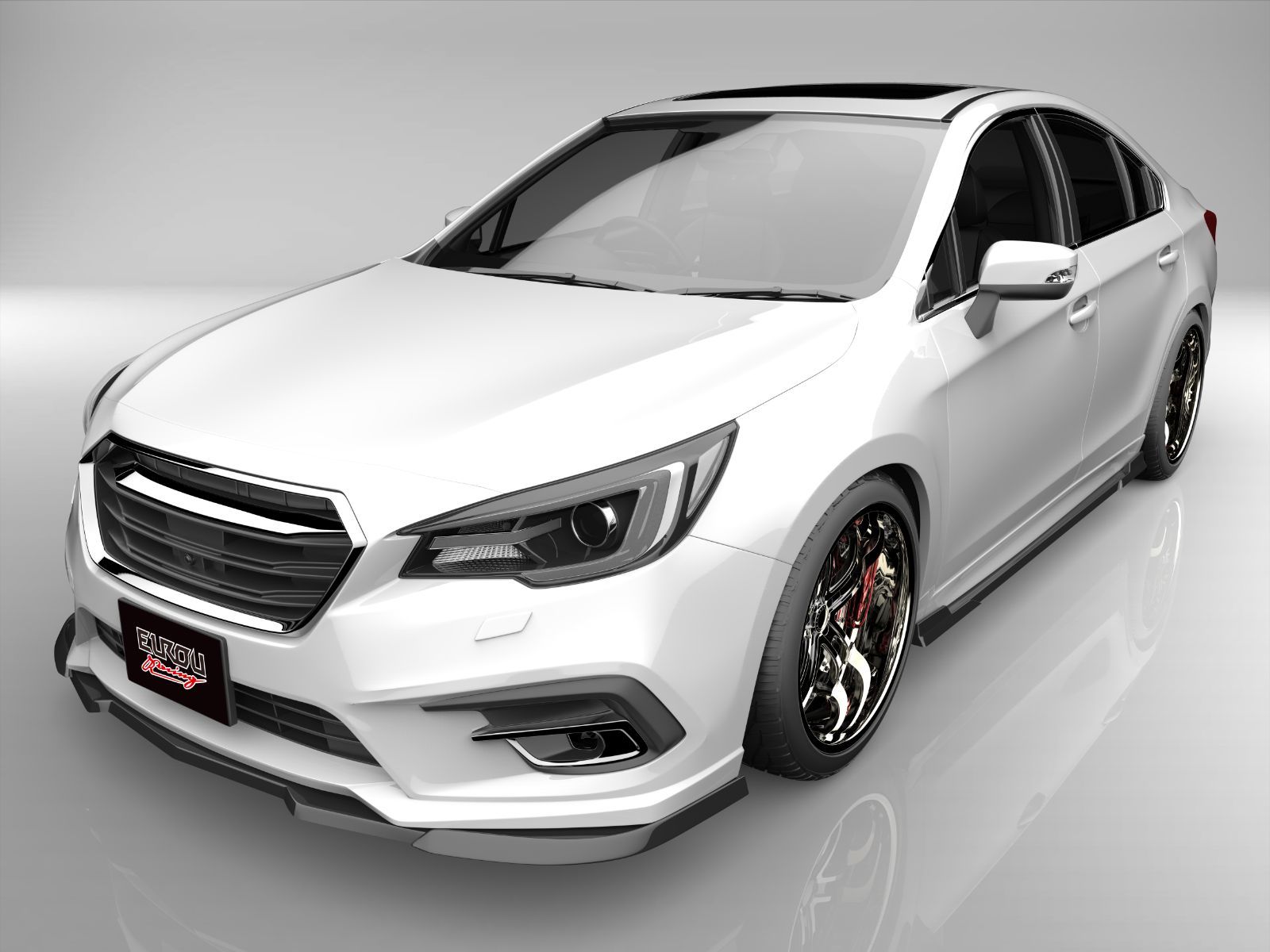 【ブラック塗装済】V36 スカイライン セダン フロントハーフリップスポイラー ブラック塗装済】V36 スカイライン セダン フロントハーフリップ