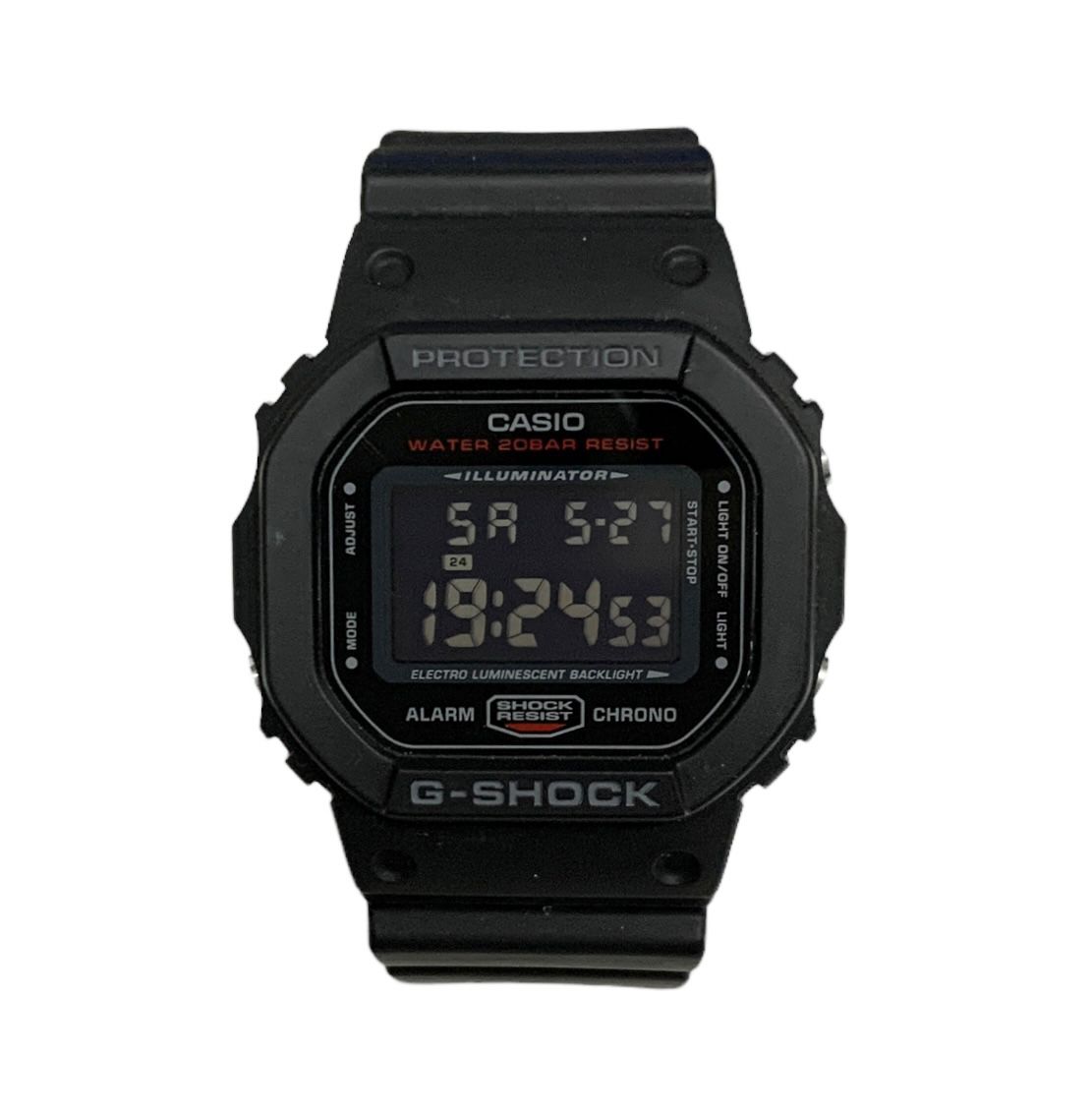 CASIO (カシオ) G-SHOCK Gショック デジタル腕時計 DW-5600HR ブラック レッド メンズ/025