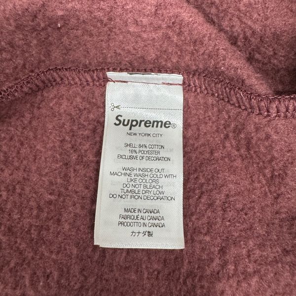 Supreme/シュプリーム【24AW】S Logo Zip Up Hooded Sweatshirt/Sロゴ 