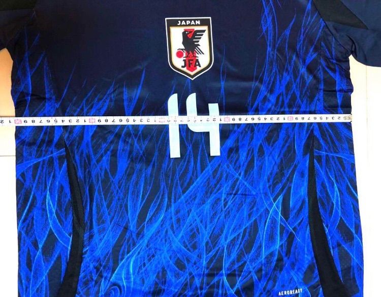 サッカー日本代表ユニフォーム #14 ITO (伊東 純也) 最新モデル M