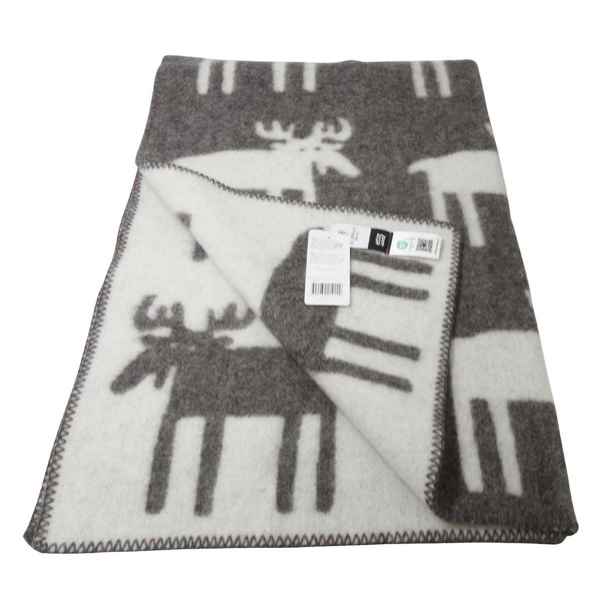 クリッパン KLIPPAN ブランケット 毛布 ◆ ◆ ウール ハーフケット MOOSE ムース スウェーデン 北欧 90×130cm KP-79 STEELWINDOWSANDDOORS_COM