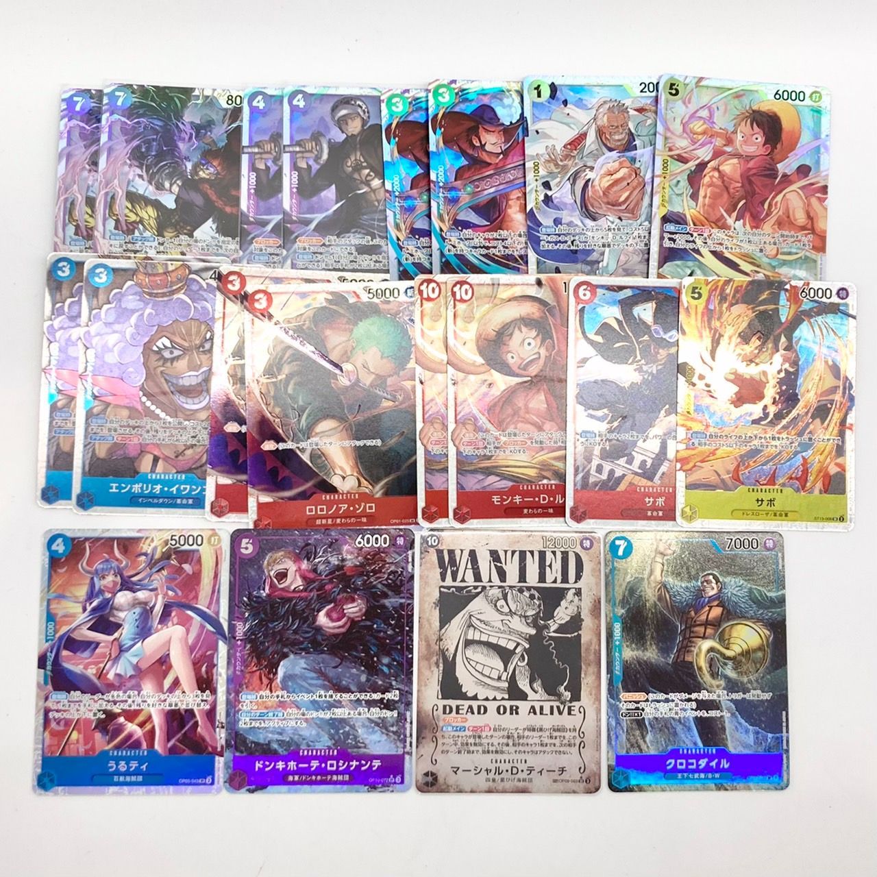 ワンピースカード　パラレル、SR、SECまとめ売り ワンピースカード 引退品 まとめ売り パラレル SR多数 - メルカリ