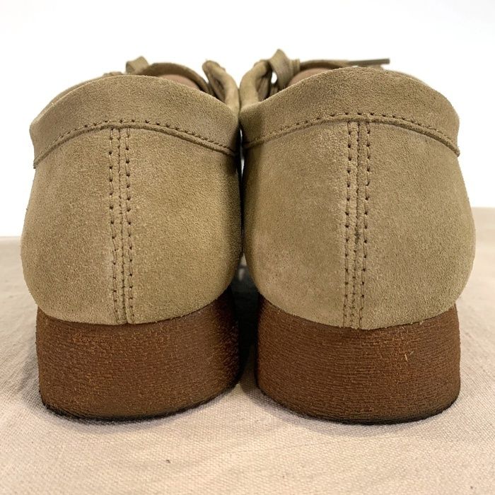 Clarks クラークス WALLABEE ワラビー スウェードシューズ ベージュ 61304065 Size UK7.5 (26.5cm)