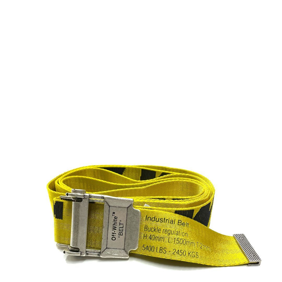 中古品】OFF-WHITE オフホワイト INDUSTRIAL BELT インダストリアル