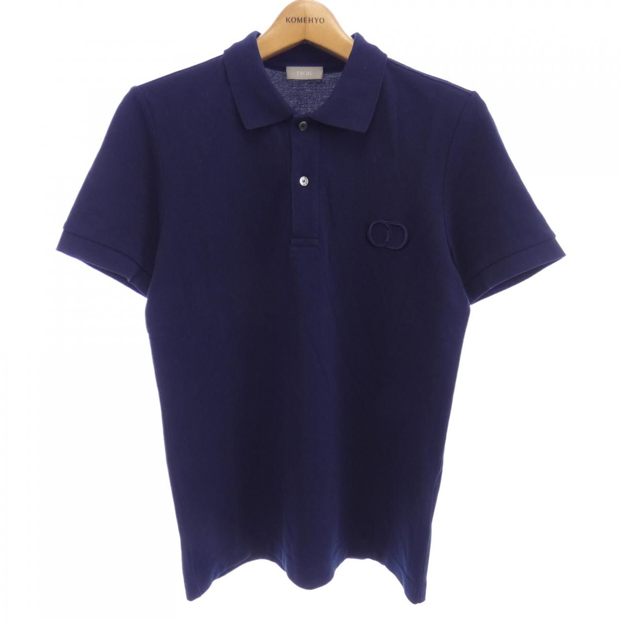 04ss dior homme strip期 bee polo 04ss dior homme strip期 bee polo Polo Shirt with Bee Embroidery