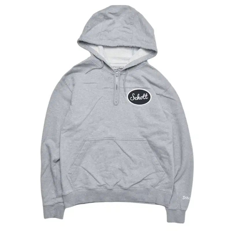 SCHOTT コットン ショート フード アノラック Tシャツ M