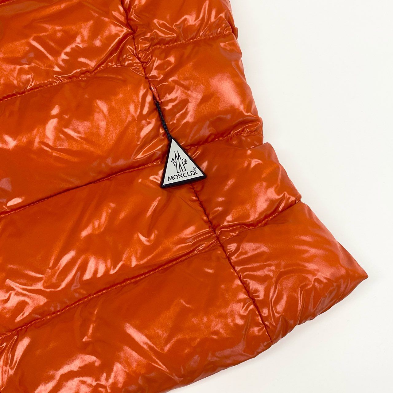 極美品 MONCLER GHANY ダウンベスト ブラック シャイニー