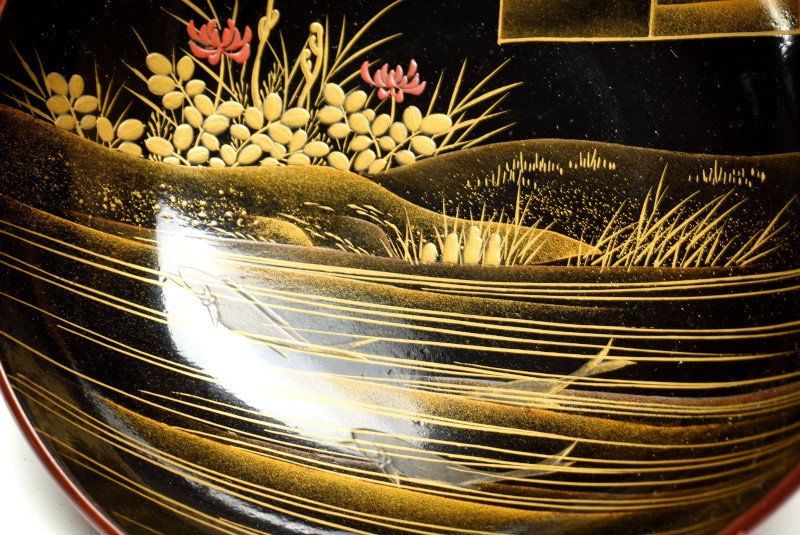 美 輪島塗 漆器 高洲堂 蓋付き吸物椀 3客 希少‼️輪島塗 吸い物椀