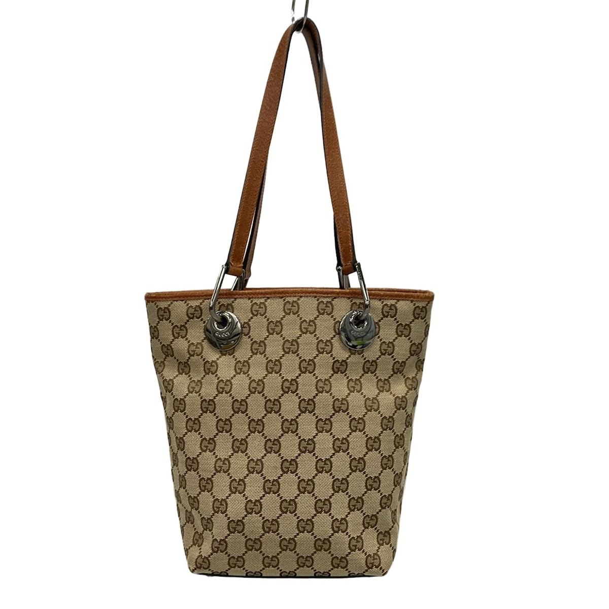 GUCCI(グッチ) ハンドバッグ GG柄 120840 ライトブラウン