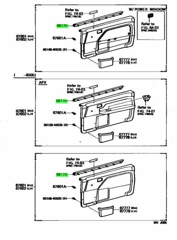 トヨタ TOYOTA 純正 AE86 AE85 レビン トレノ フロントドアガラス ウェザーストリップ 左 右 セット 内側 水切りモール スプリンター パーツ エンジン タイヤ バンパー 検索 マフラー