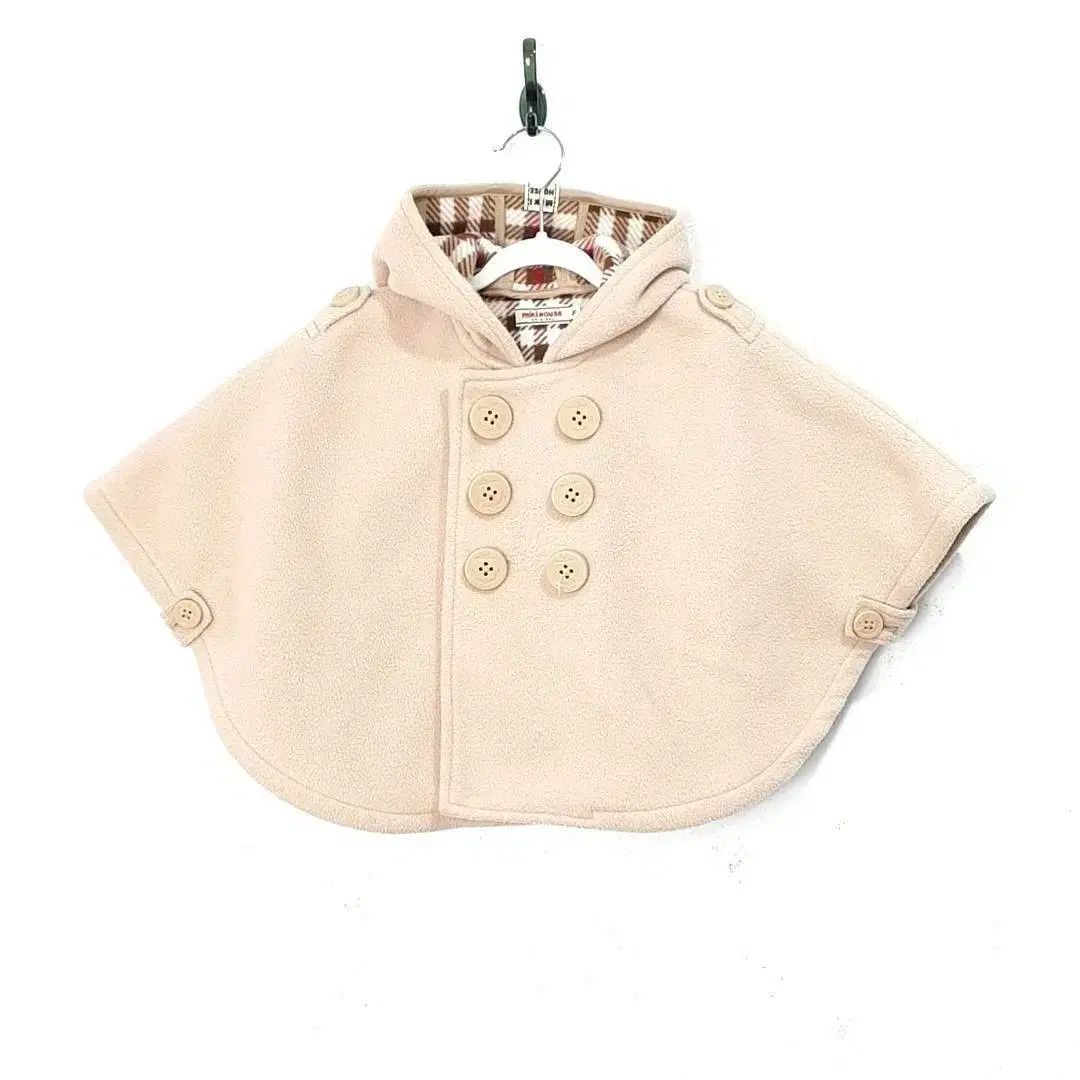 90-100 2-4y ミッキーマウス ケープ ポンチョ