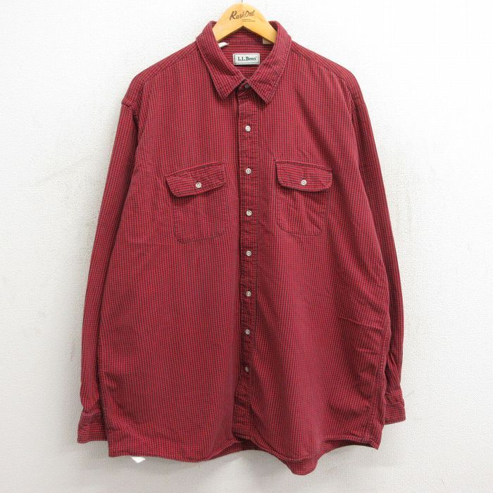 XL/古着 エルエルビーン LLBEAN 長袖 フランネル シャツ メンズ XL/古着 エルエルビーン LLBEAN 長袖 フランネル シャツ メンズ