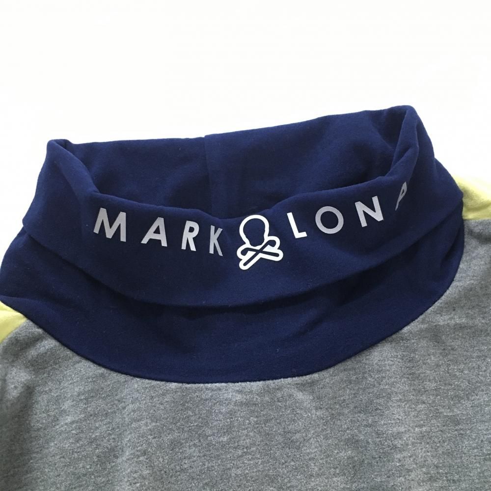 MARK&LONA マークアンドロナ 総柄 タートルネック 長袖シャツ メンズ