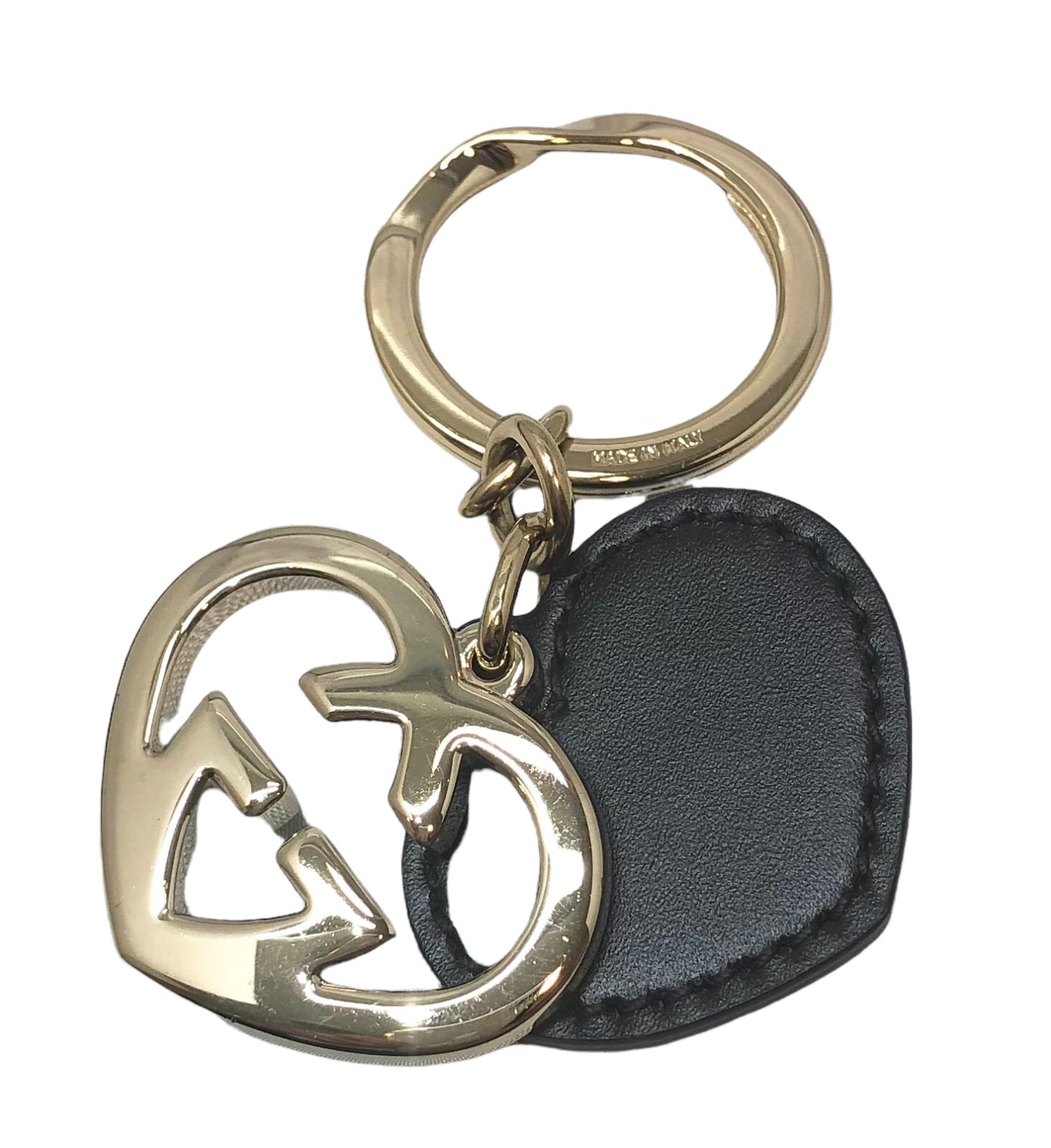 GUCCI グッチ Gーリング Gハート チャーム キーホルダー