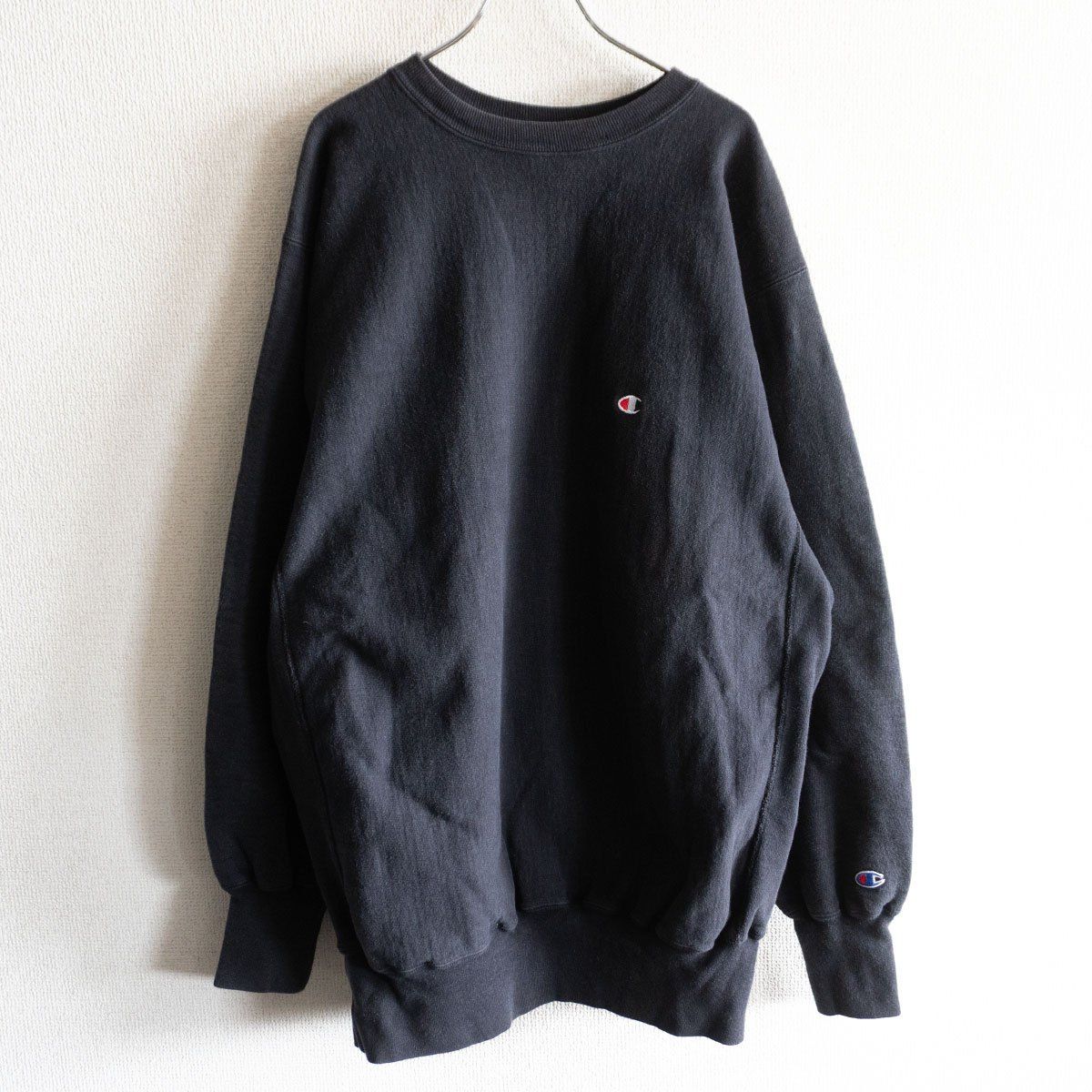90s/ブラック】CHAMPION【REVERSE WEAVE リバースウィーブ スウェット