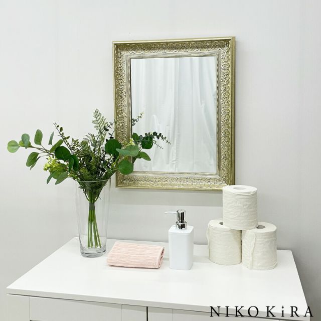 アンティークの鏡　燻んだ感じのエメラルドグリーン アンティークの鏡 燻んだ感じのエメラルドグリーン 楽天市場