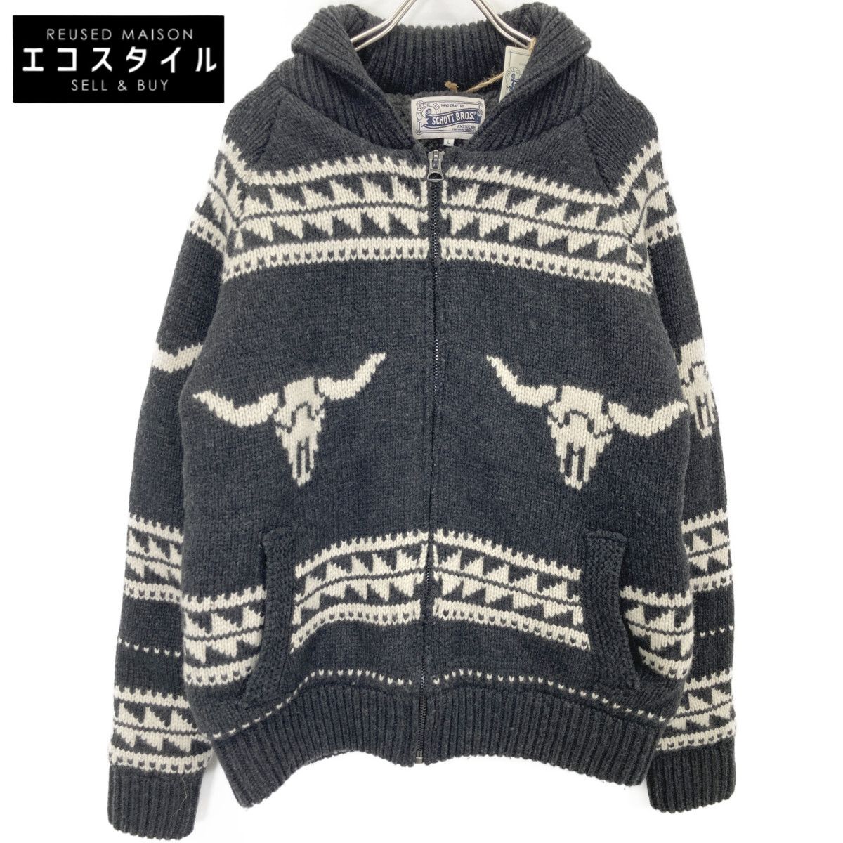 SCHOTT ショット 44959 ﾎﾞｱ ｶｳﾁﾝｾｰﾀｰ L