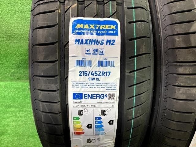 Maxtrek サマー マックストレック MAXIMUS M2 215/45R17 4ホン 8ミリ  