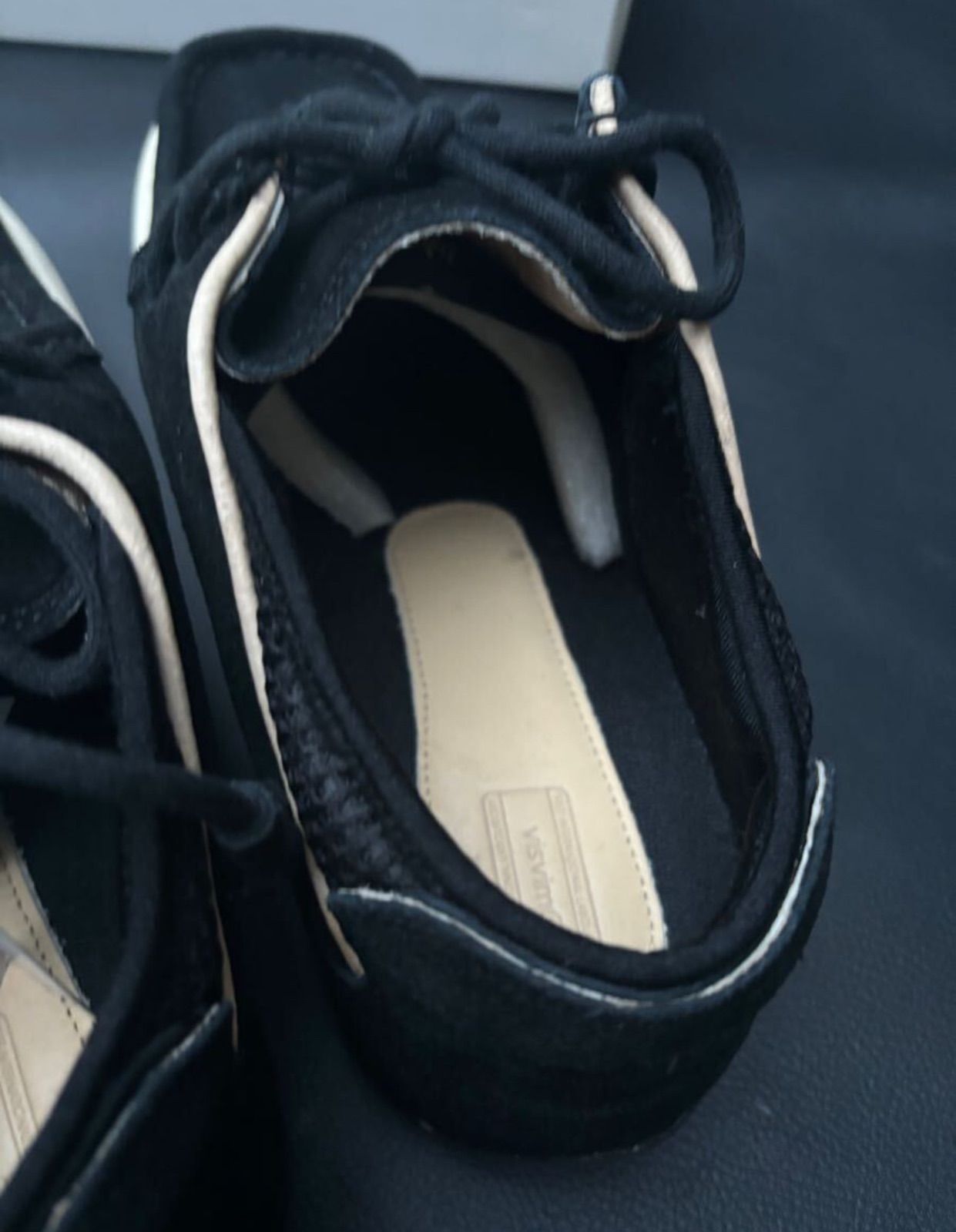 新品未使用 VISVIM × FRAGMENT POLKE LO US10 試着程度 新品 VISVIM POLKEーLO US10 ヴィズヴィム レザー シューズ