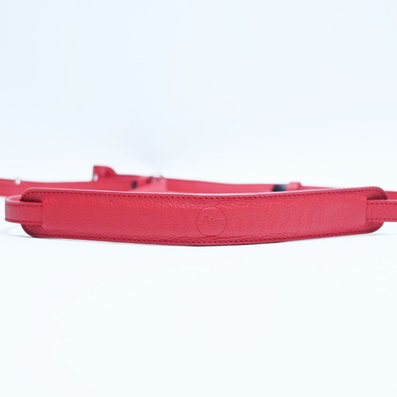 K05-t007 Leica ライカ キャリングストラップ レッド 18577