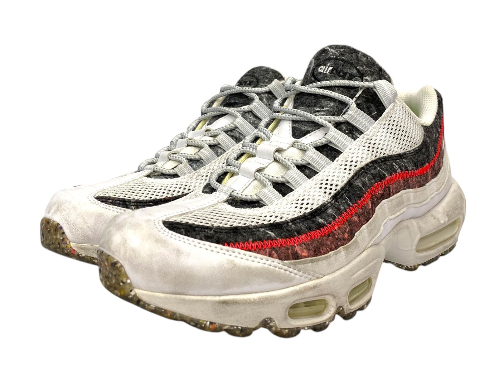 NIKE (ナイキ) Air Max 95 White Photon Dust Bright Crimson