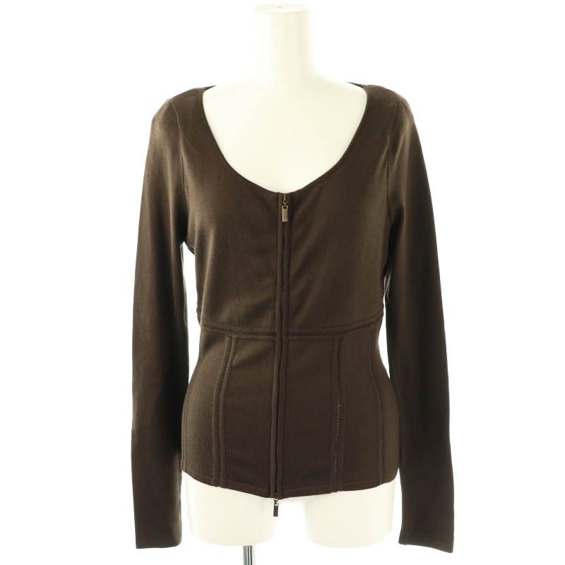 フォクシー ブティック FOXEY BOUTIQUE ジップアップニット