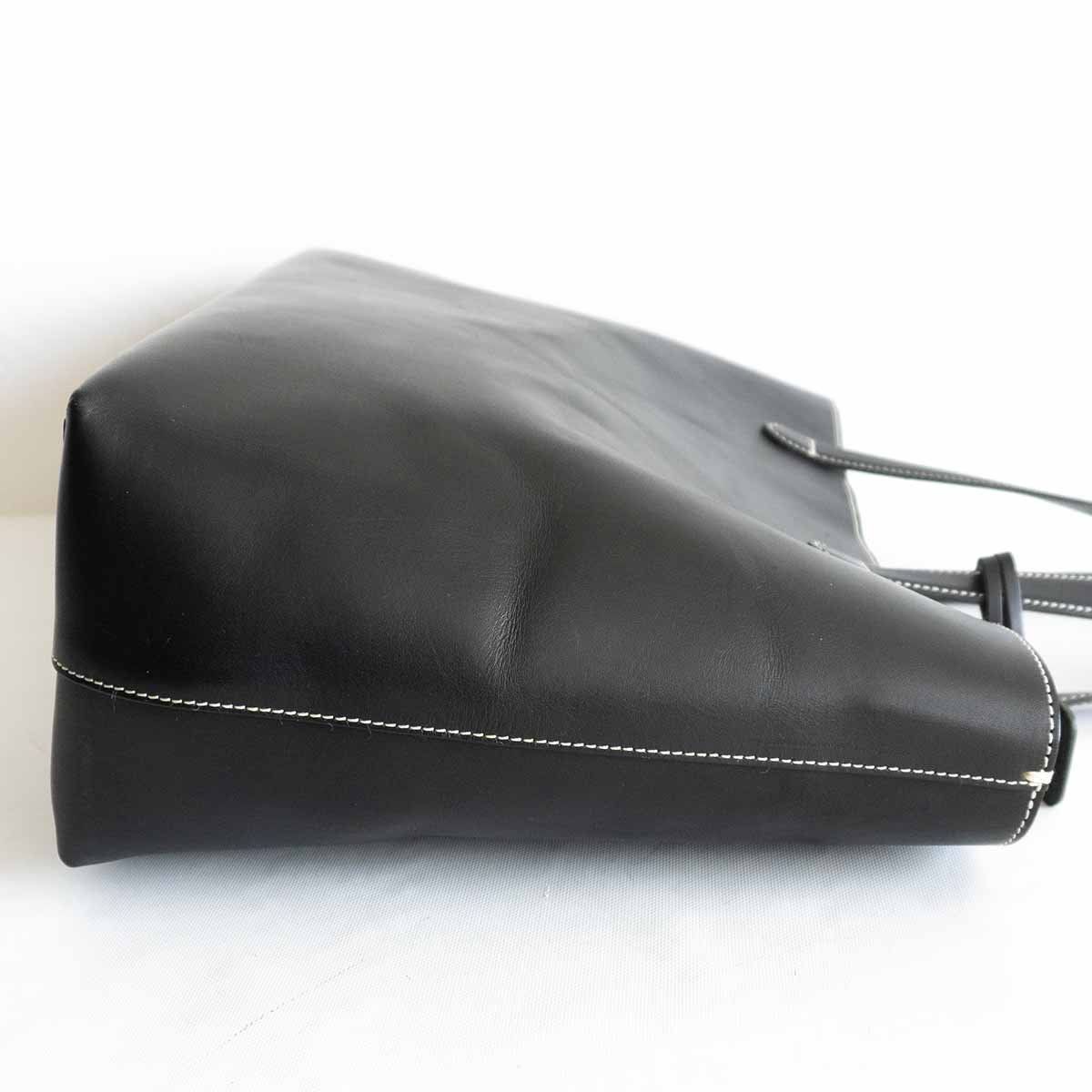 美品】 土屋鞄 【ディアリオ ラージ トート バッグ】 ブラック 肩掛け