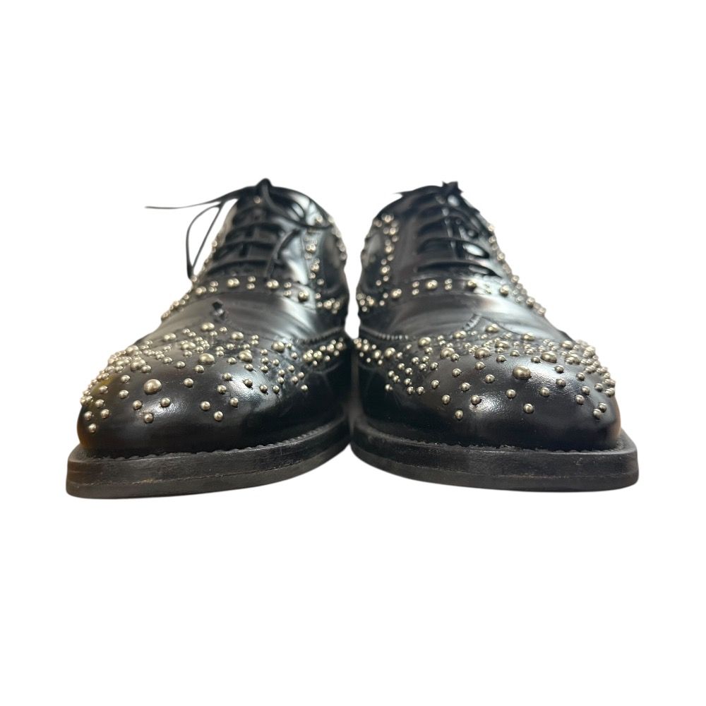 美品 Church's チャーチ レザー バーウッド スタッズ ドレスシューズ