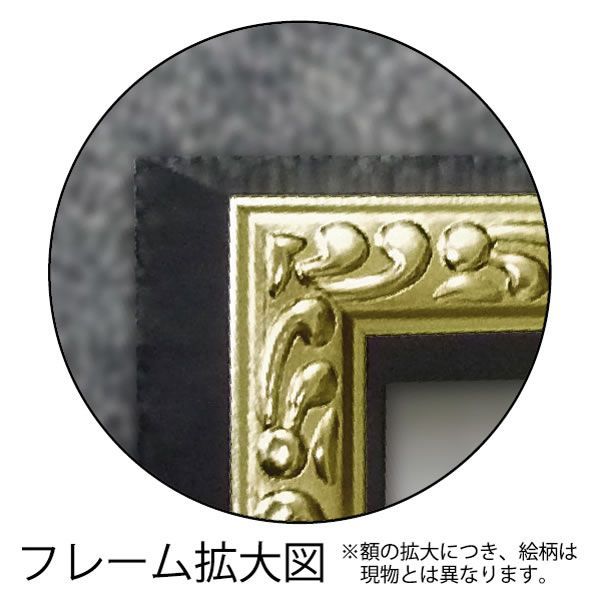 絵画 ブランド キャンバスアート 「 ゴールド パフューム ポピー(M