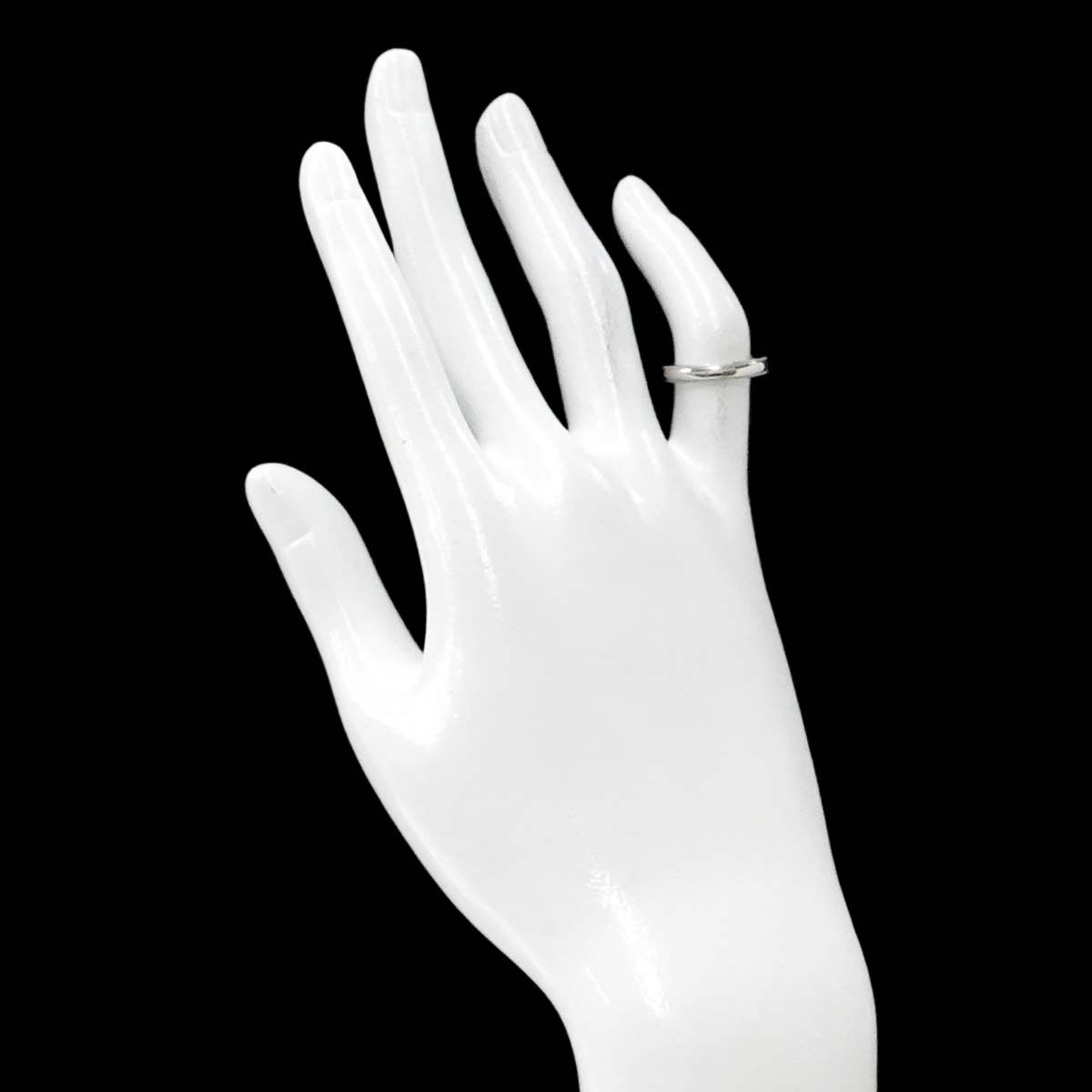 ティファニー ミルグレイン 12.5号 リング プラチナ 幅3mm ティファニー TIFFANY&CO. ミルグレイン 5号 リング 幅3mm Pt